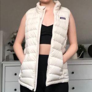 White Patagonia vest